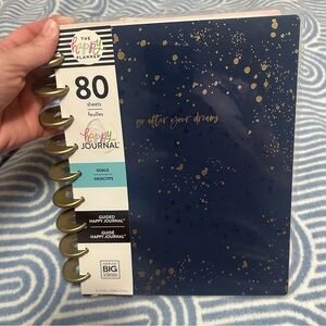 The Happy Planner Dreamy Blue and Gold Journal